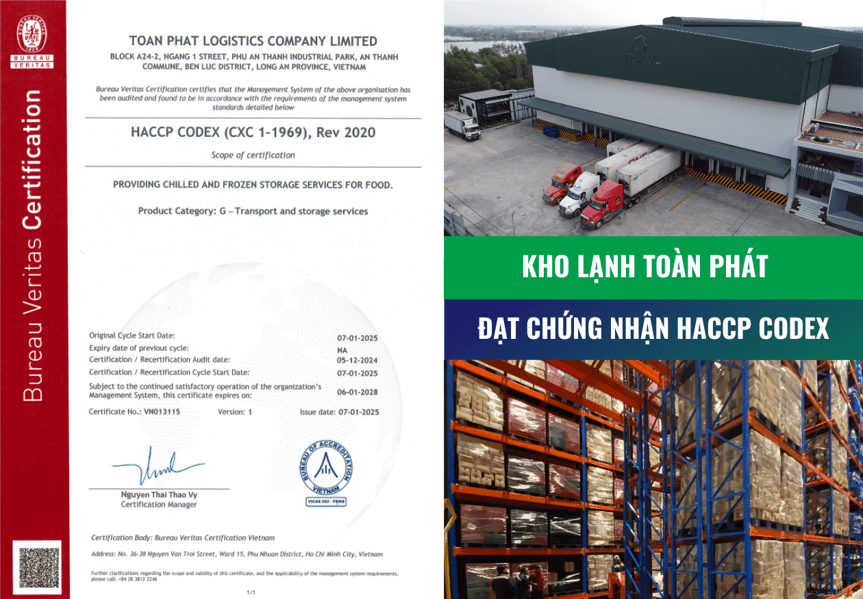 Tại sao doanh nghiệp nên chọn kho lạnh đạt chuẩn HACCP Codex?