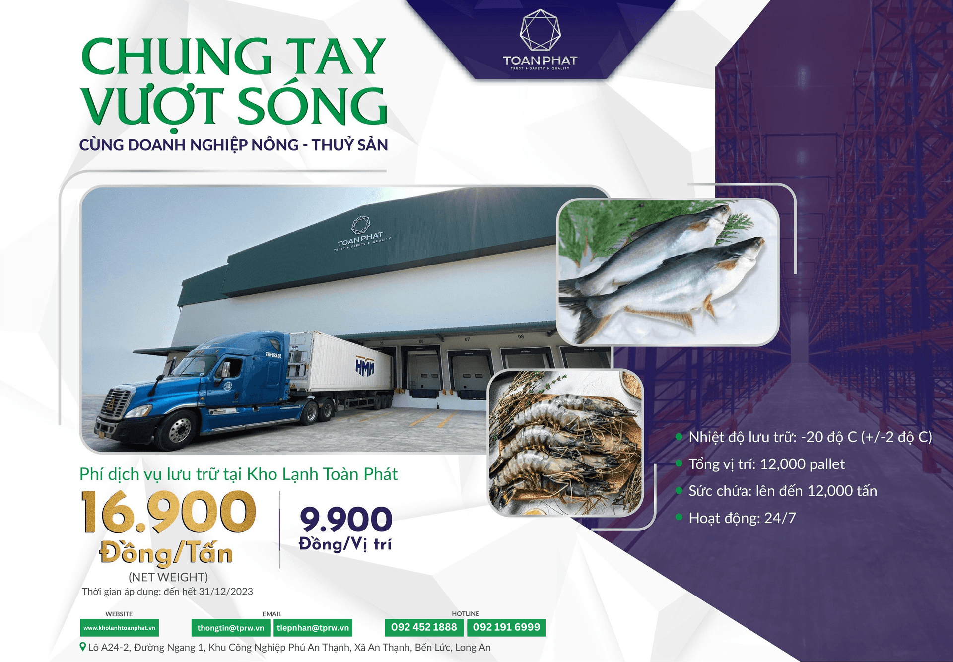 TOANPHAT GROUP joins hands in overcoming challenges with Vietnamese Agricultural and Aquatic Import-Export Enterprises