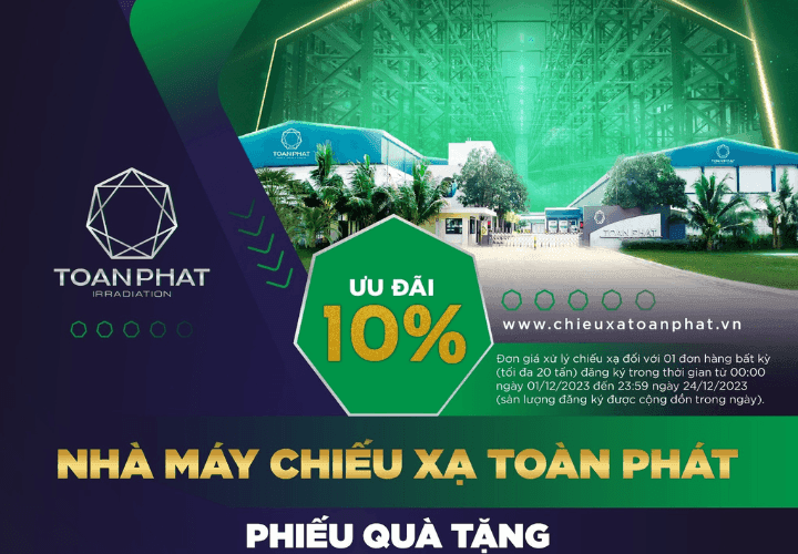 Tham gia khảo sát nhận ngay ưu đãi 10% phí dịch vụ xử lý chiếu xạ
