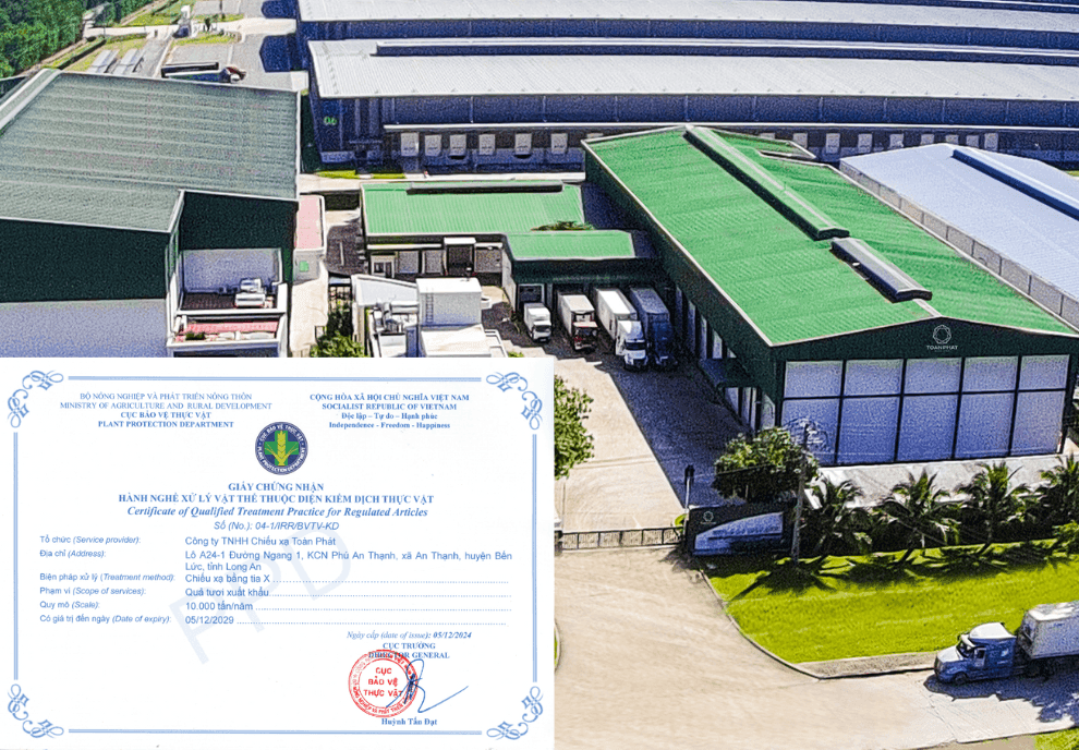 Nhà máy Chiếu xạ Toàn Phát: Bước tiến mới trong ứng dụng công nghệ chiếu xạ cho nông sản Việt