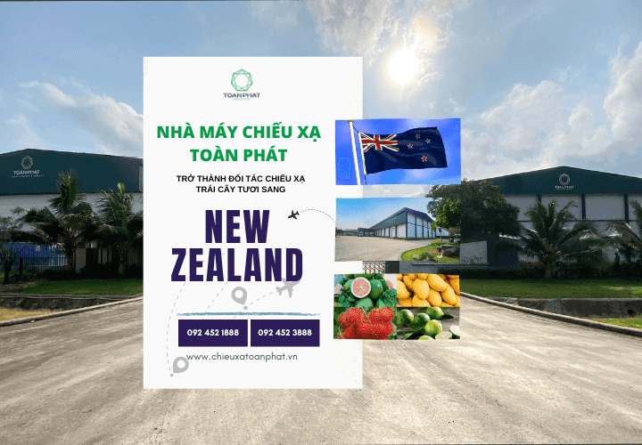 Toan Phat Irradiation officially irradiates fresh fruits to New Zealand